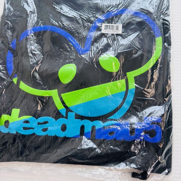 Deadmau5 Bag Cinch Backpack Tote Merch Electronic Music Logo Bioworld Y2K NEW - Picture 2 of 8